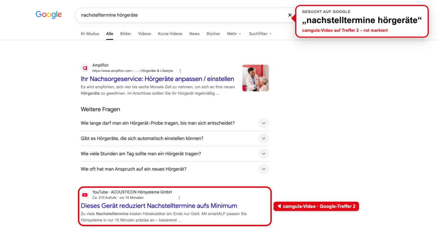 Google: Treffer 2 für „nachstelltermine hörgeräte“