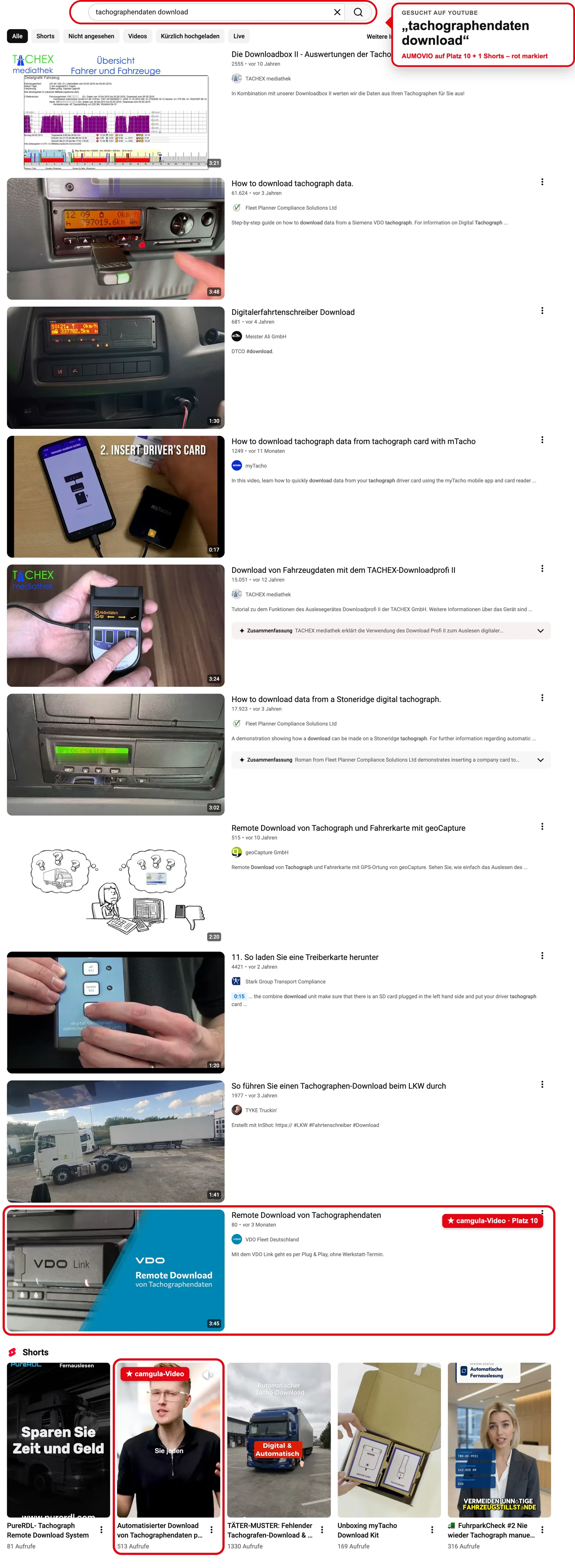 YouTube: „tachographendaten download“