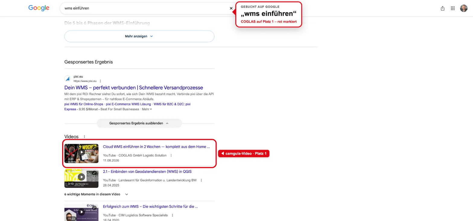 Google: „wms einführen“