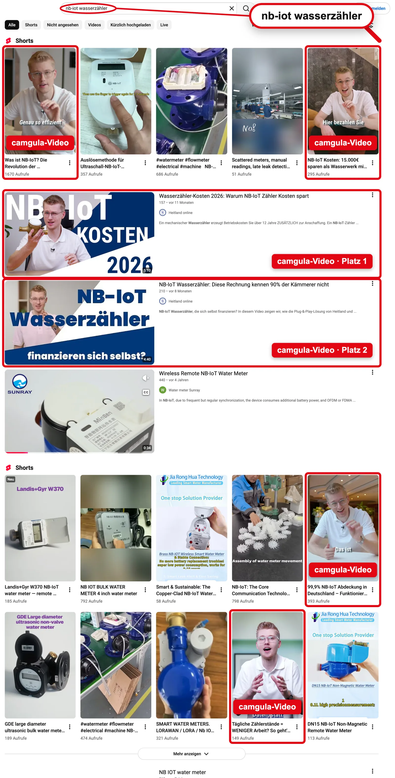 YouTube: „nb-iot wasserzähler“