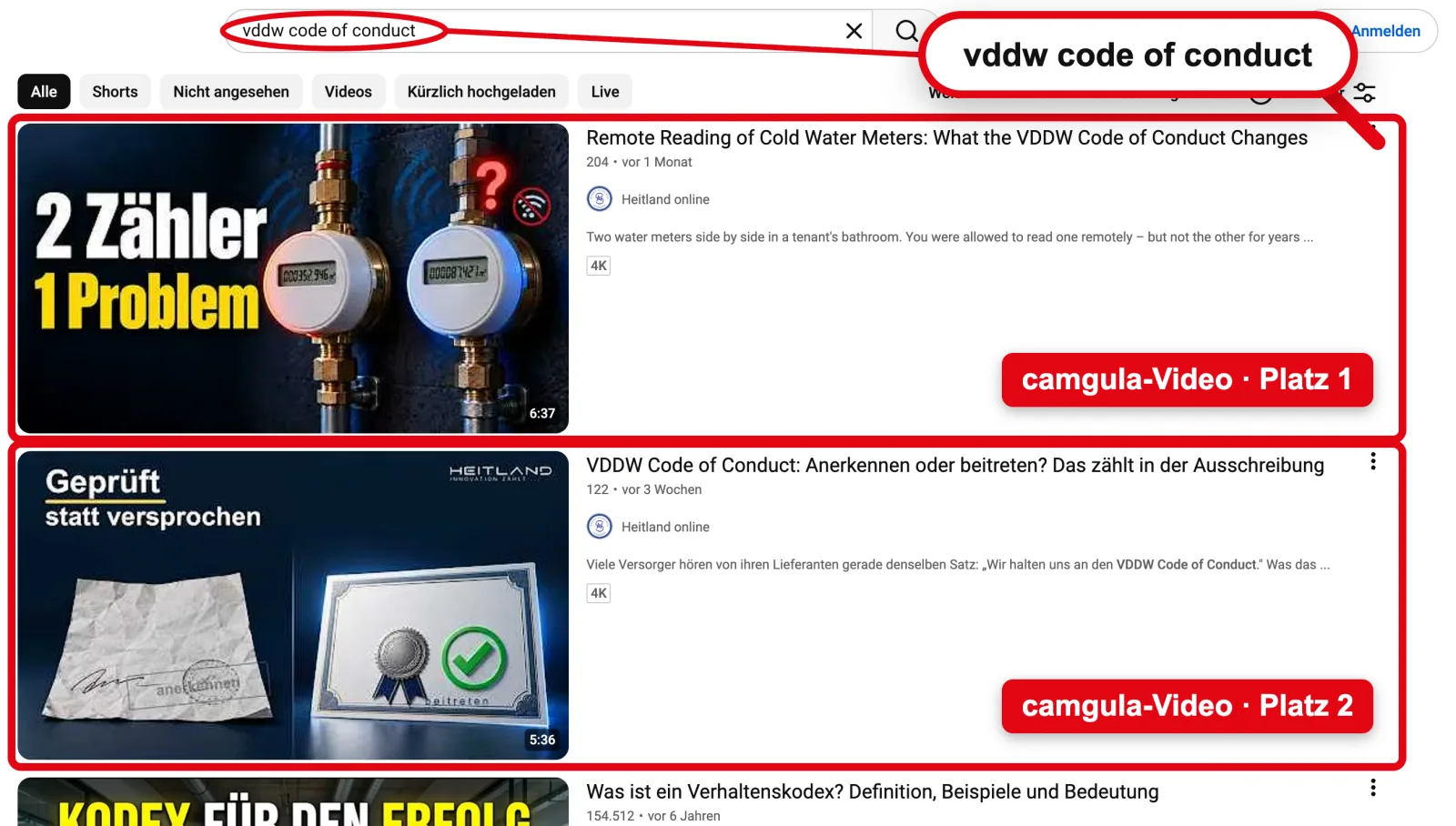 YouTube: „vddw code of conduct“